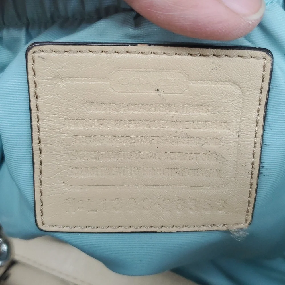 Coach Tan Diaper Bag